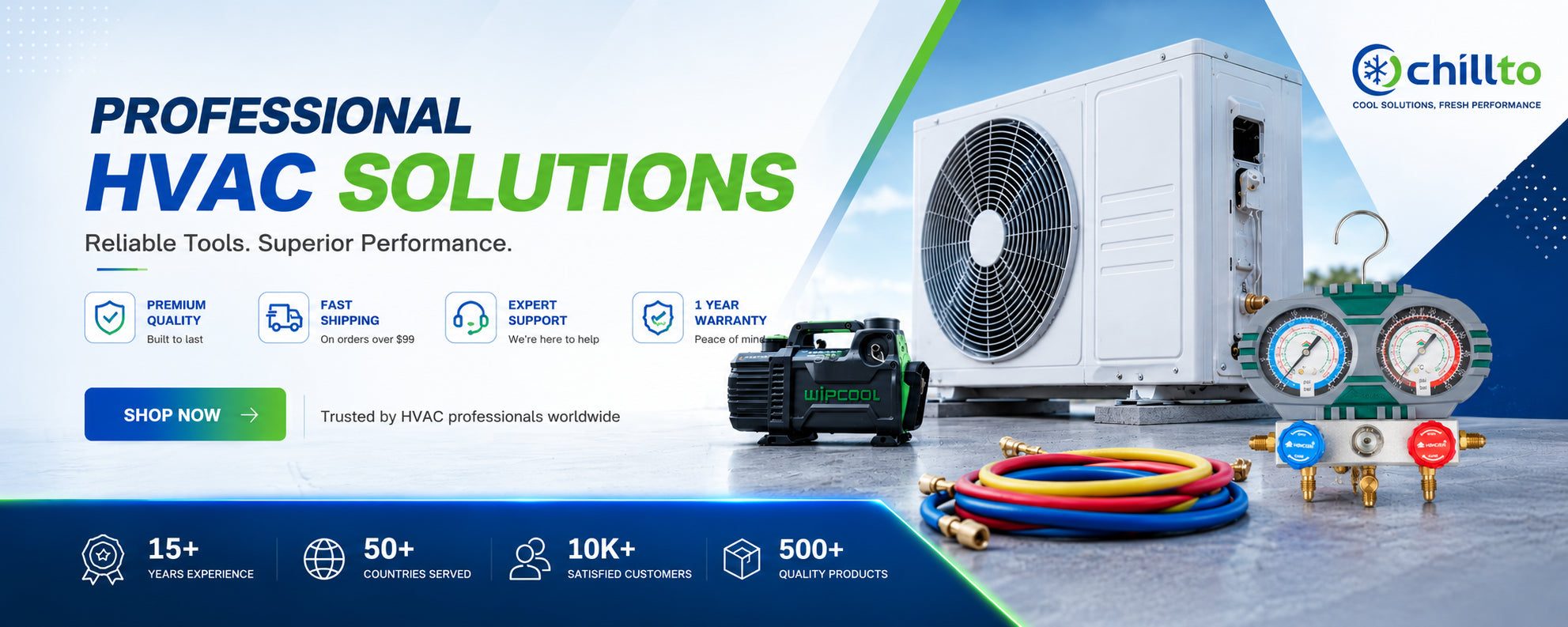 Professional HVAC solutions banner
