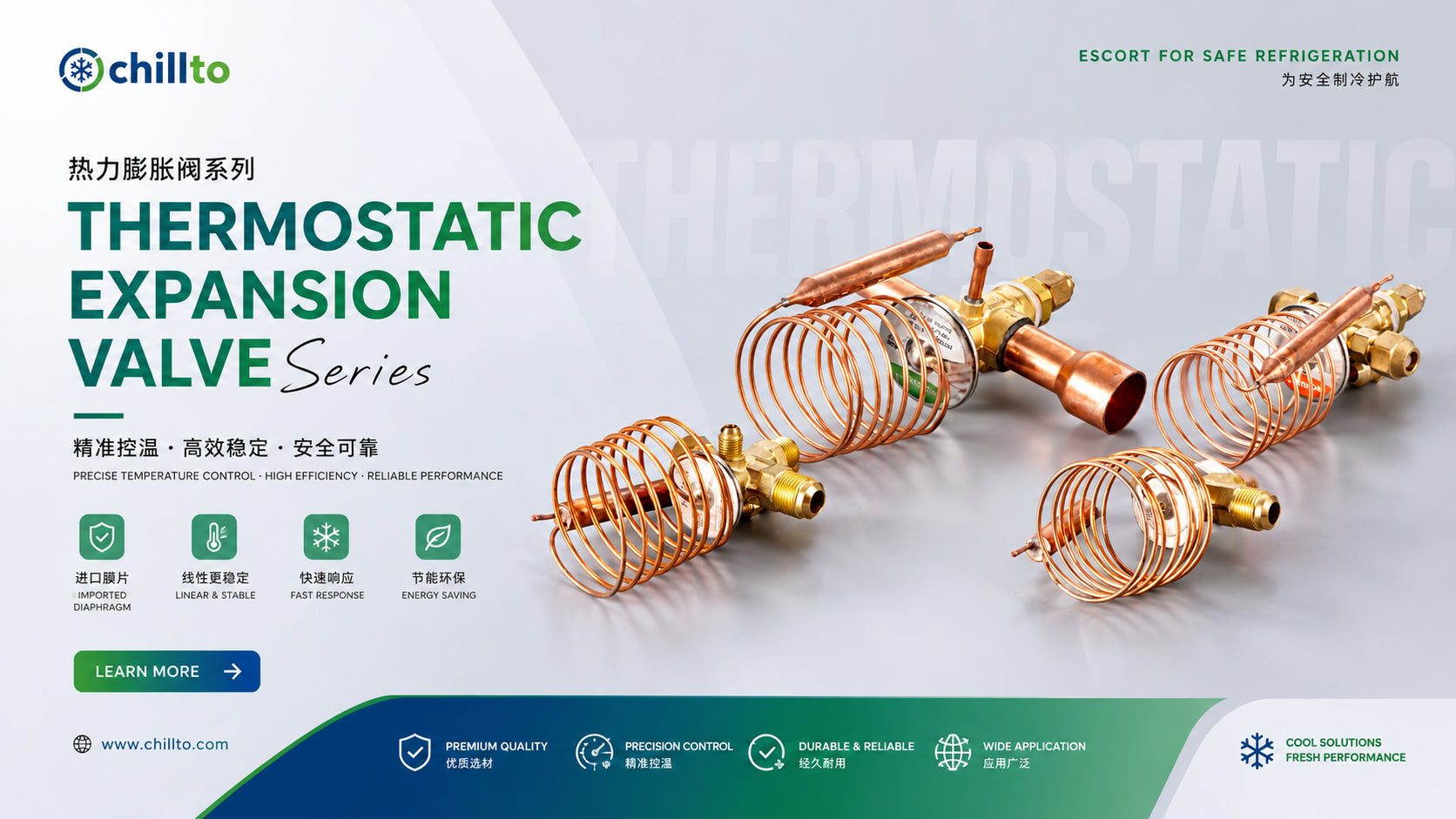 Thermostatic expansion valve series banner